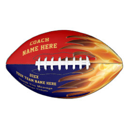 Futebol Red Blue Flaming personalizado para treina