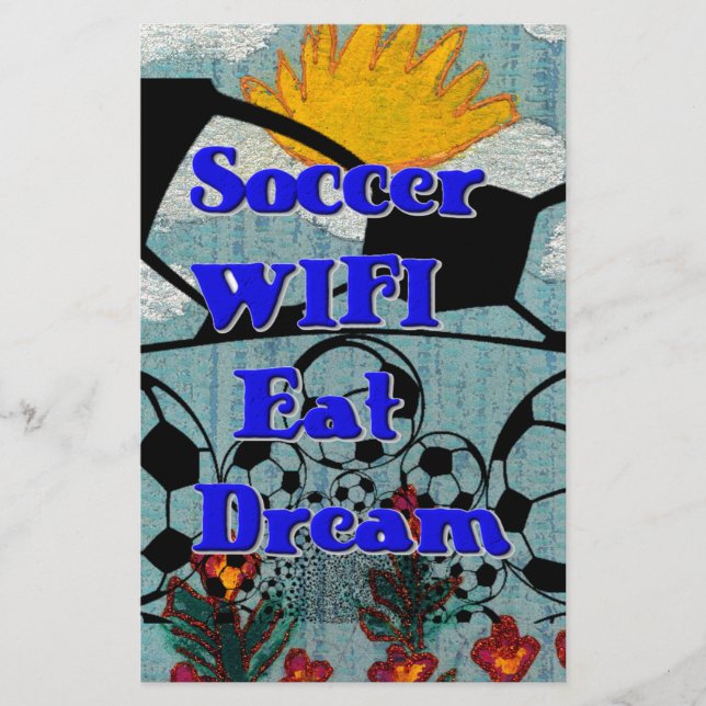 Futebol WIFI Comeu Sonho - Divertido Impressão de  (Frente)