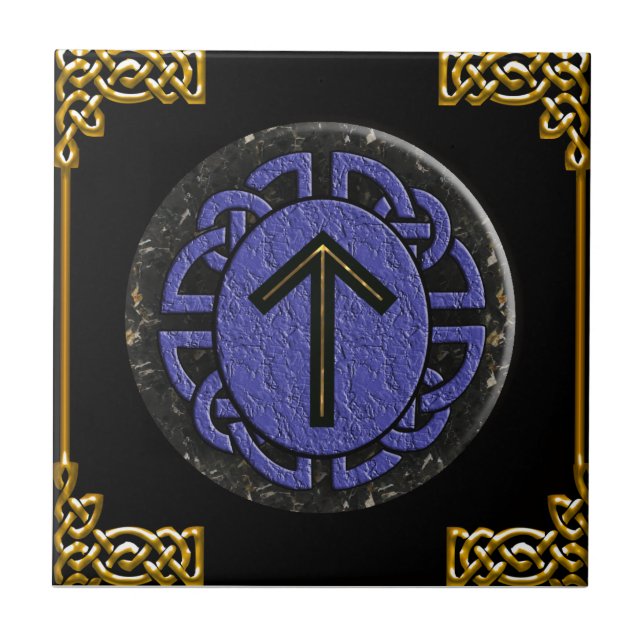 futhark mais velho do "tiwaz" (Frente)