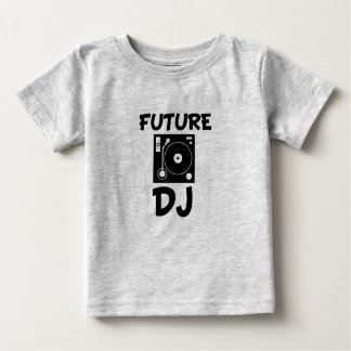 Futura camisa de bebê engraçada DJ