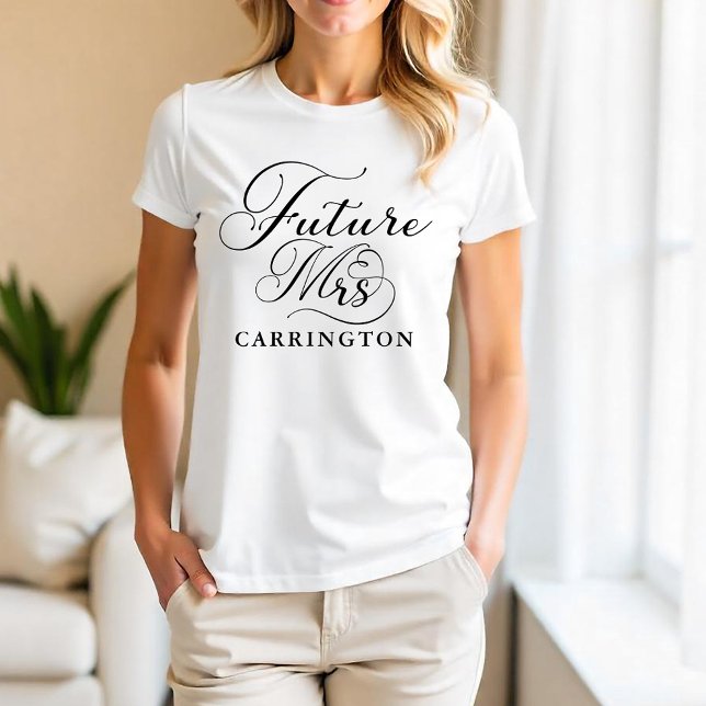 Futura Sra. Camisa – Camiseta Personalizada com Ro (Future Mrs Tee)