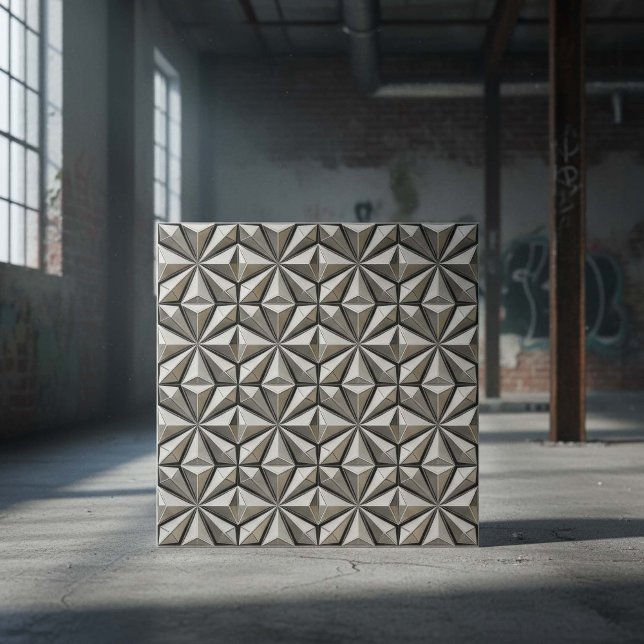 Futuristic Chrome Relief Silver #18 ID1227 (Criador carregado)