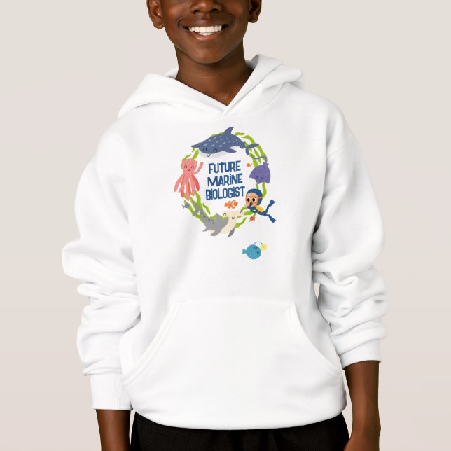 Futuro Biólogo Marinho Hoodie (Frente)