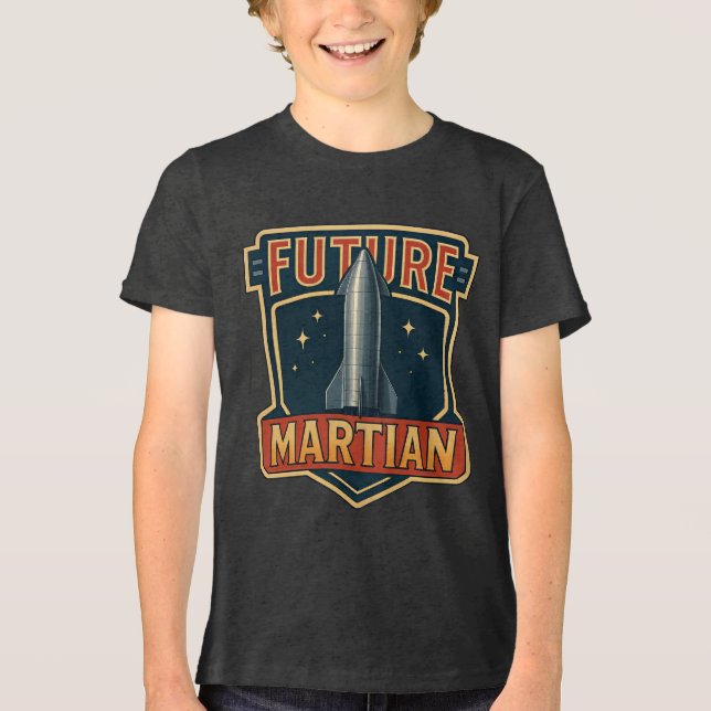 Futuro Camiseta Básico Preto Marciano (Frente)