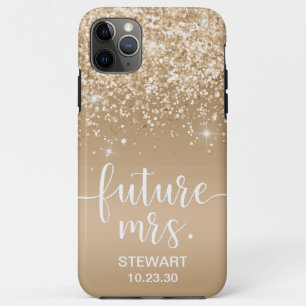 Futuro Caso Gold Glitter Case-Mate Capinha de iPho
