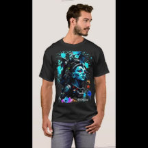 Futuro da Camisa T Passado em Preto