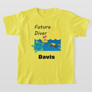 Futuro Design de mergulho - Camisa básica para cri