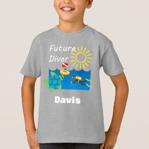 Futuro Design de mergulho - Camisa básica para cri