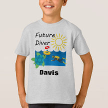 Futuro Design de mergulho - Camisa básica para cri