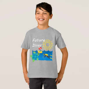 Futuro Design de mergulho - Camisa básica para cri