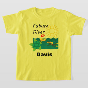 Futuro Design de mergulho - Camisa básica para cri