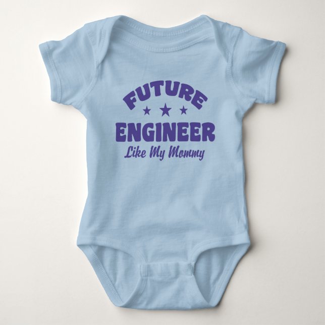 Futuro Engenheiro Como Minha Mamãe, Camiseta De Be (Frente)