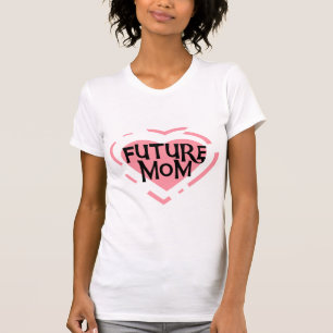 Futuro Mãe, Camisetas de Coração Rosa e Presentes