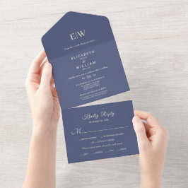 Futuro Simples Elegante com Casamento Monograma