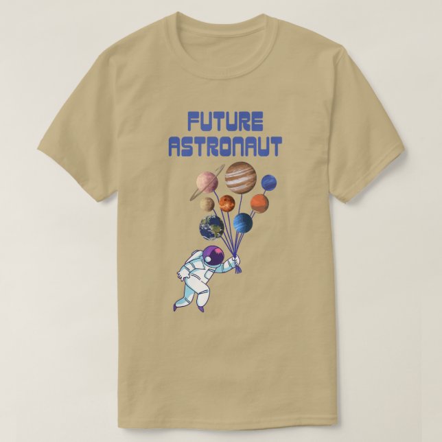 Futuros Designs Astronautas Para Camiseta Cientist (Frente do Design)