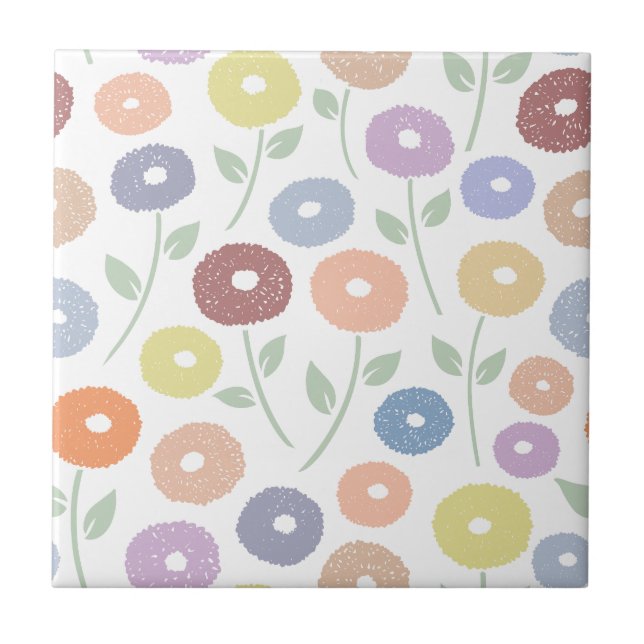 Fuzzy Flower Pattern Pastels (Frente)