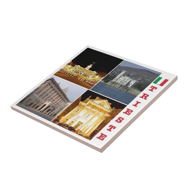 FVG013 TRIESTE, Mosaico, Itália, (Lateral)