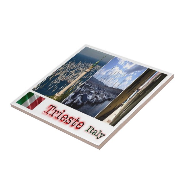 FVG018, TRIESTE, Mosaico, Itália, (Lateral)