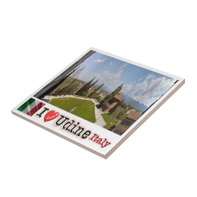 FVG023 UDINE I Love, Castle, Itália, (Lateral)