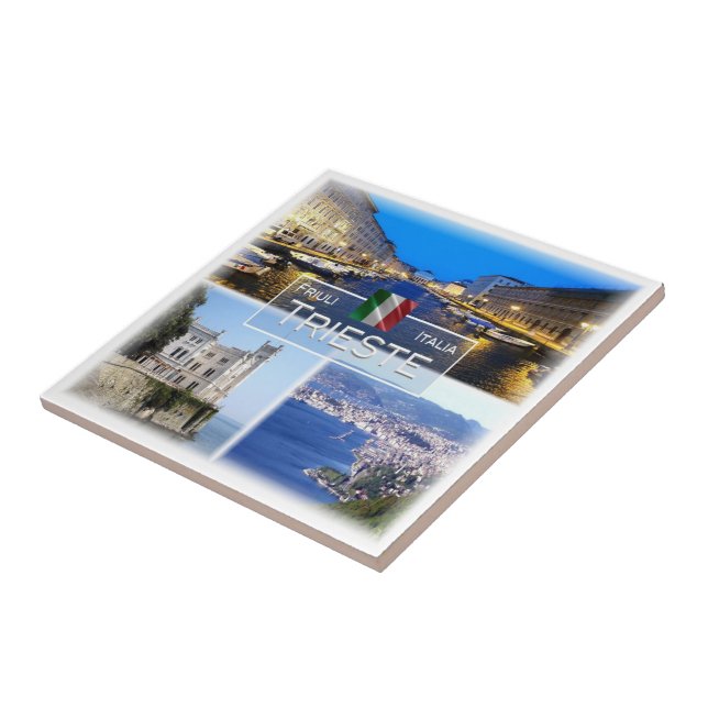 FVG026 TRIESTE, Mosaico, Itália, (Lateral)