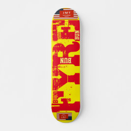 FYRE BUN! Skateboard JMT, deck de 7¾"