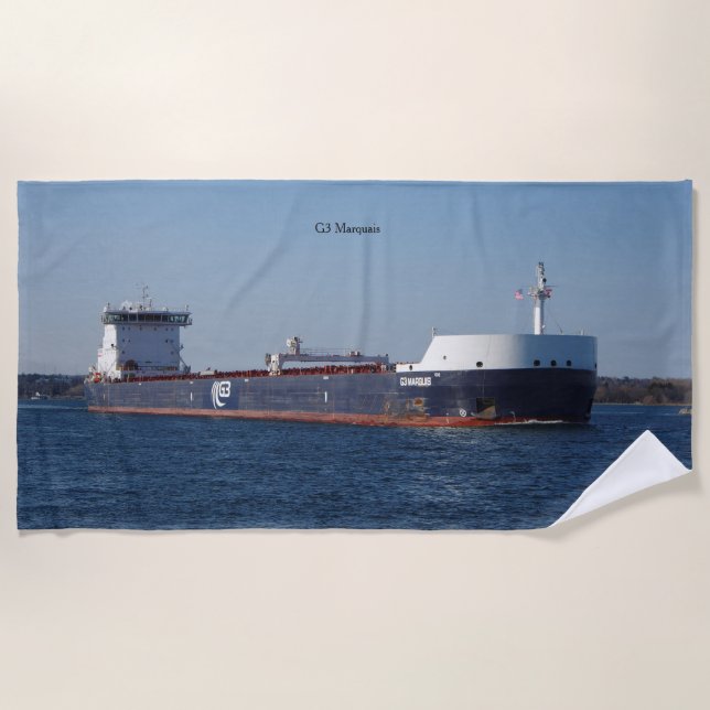 G3 Toalha de praia em marquês (Frente)