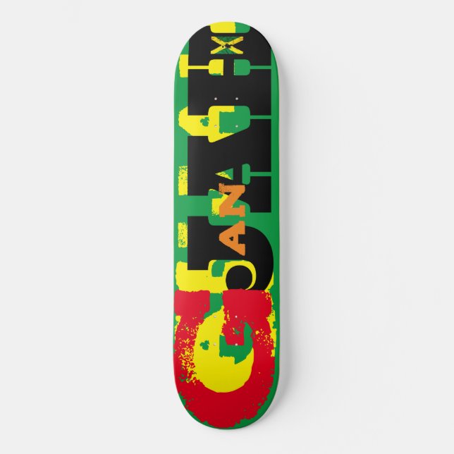 G!!!  Deck Oficial JMT 8 1/4" de Skateboard (Frente)