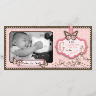 G é para Cartão com fotos