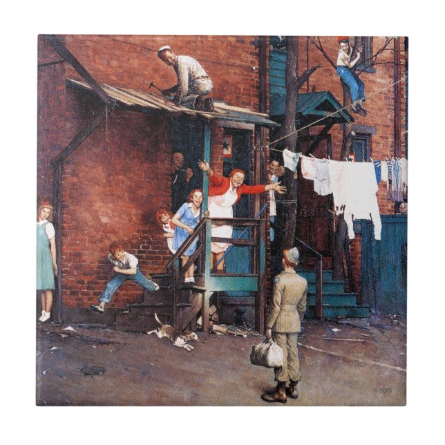 G.I. de regresso a casa. (Frente)