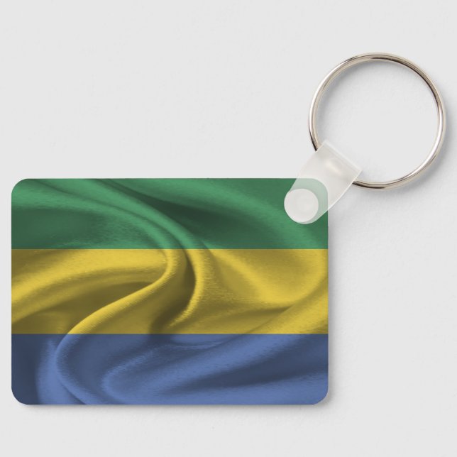Gabão Flag Chaveiro (Frente)
