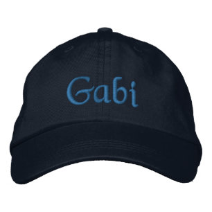Gabi Personalizado Boné de Baseball Azul