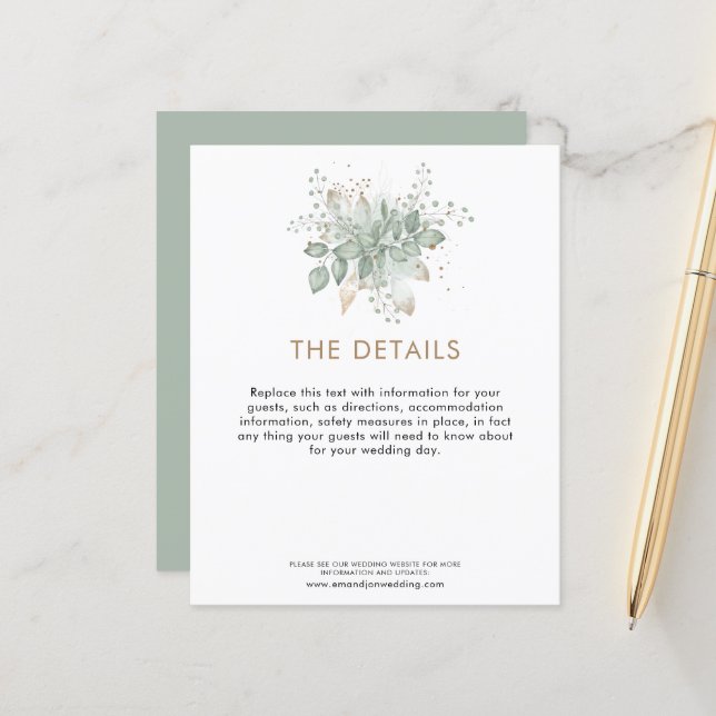 Gabinete de Folhagem de Detalhes do Convidado de C (Frente/Verso In Situ)