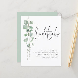 Gabinete Detalhado de Casamento do Código QR de Eu