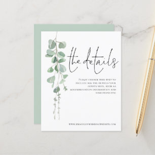 Gabinete Detalhado de Casamento Eucalyptus de Orça