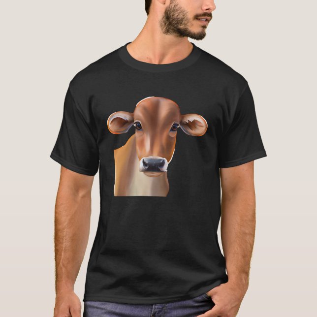 Gado de Bovinos Castanho Pullover Hoodie_1 (Frente)
