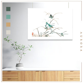 Gafanhoto por Kōno Bairei (1844-1895) - Poster