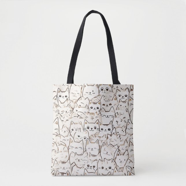 Gag de Tote da Pessoa Cat (Frente)