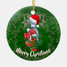 Gaiado de bebê em Enfeites de natal