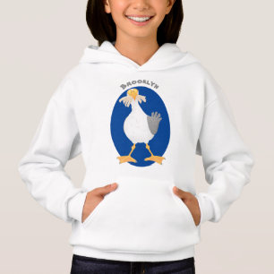 Gaivota engraçada com desenho francês