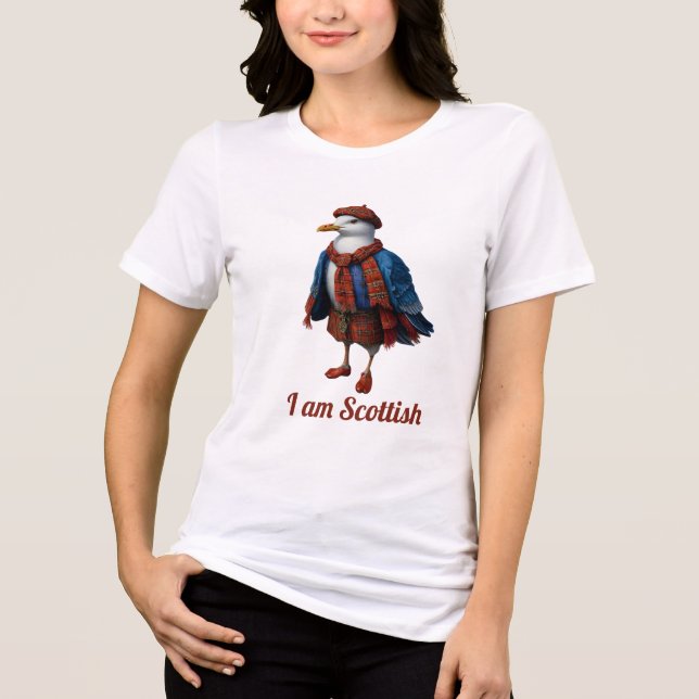 gaivota escocesa disfarçada - sou escocês (Frente)