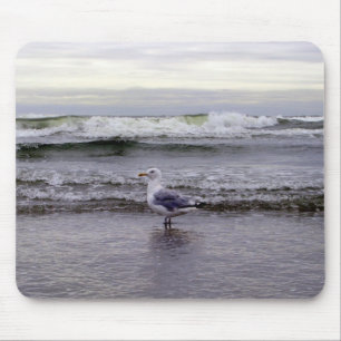 Gaivota no oceano Mousepad