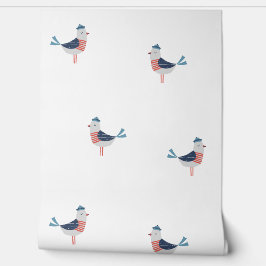 Gaivotas de Marinheiro em Branco