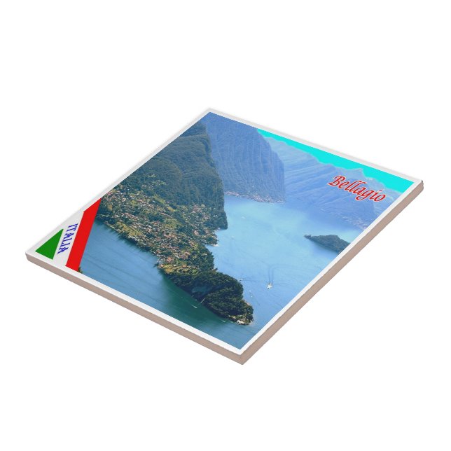 GAL016 BELLAGIO, Lago Como, Itália, (Lateral)