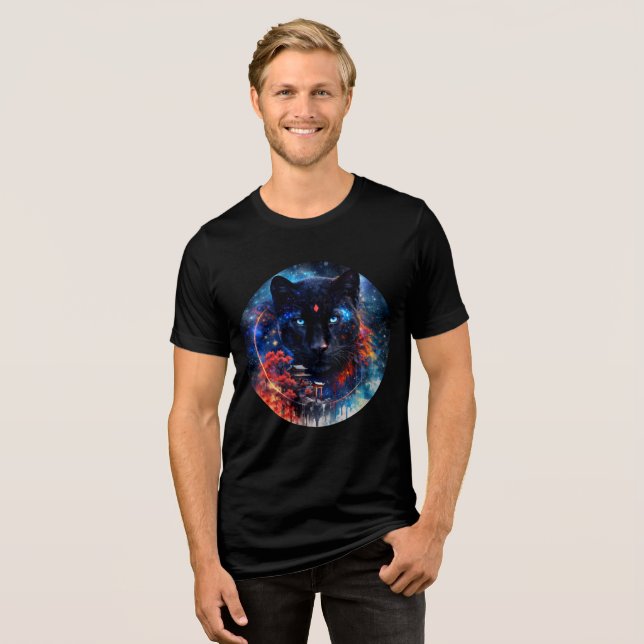 Galactic Panther with Temple Fantasy Artwork (Frente Completa)
