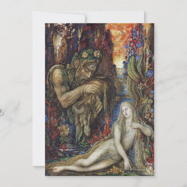 Galatea, Arte Simbolista de Gustave Moreau (Frente)