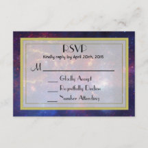 Galáxia brilhante em RSVP de Espaço Exterior