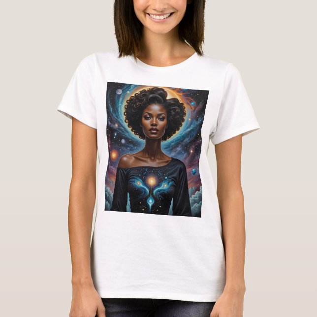 Galáxia Celestial de Camisas de Energia Cósmica (Frente)