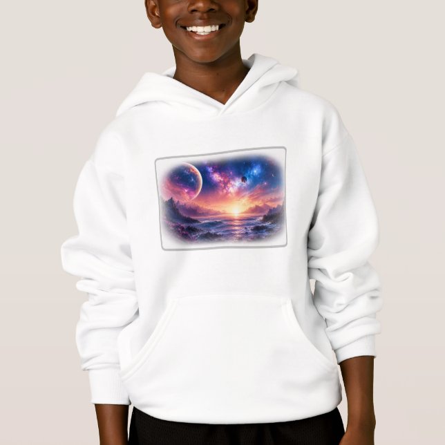 Galáxia Celestial Horizon Kids Branco (Frente)