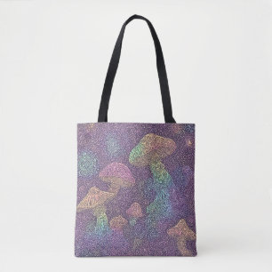 Galáxia do Fungo Psicodélico - Tote Bag