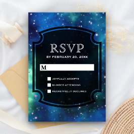Galáxia Espacial Celestial Moderna RSVP